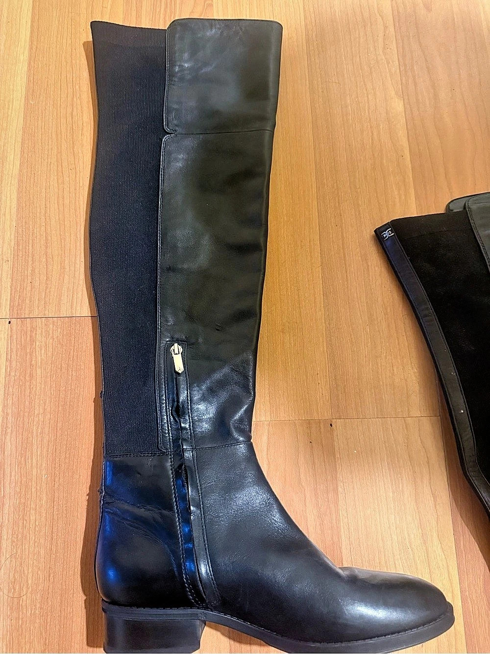 Sam Edelman Posie Over-The-Knee Boot Black Boots